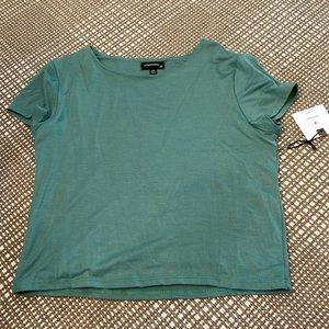 From Dry Goods green top size medium.